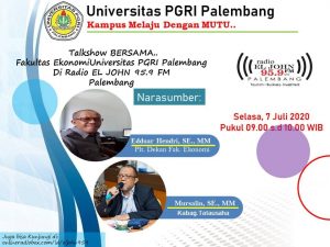 Talkshow Bersama Fakultas Ekonomi Universitas Pgri Palembang